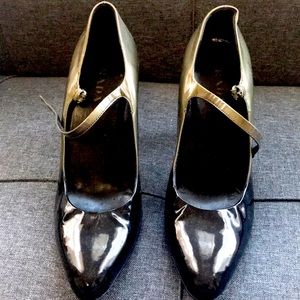 Prada Ombré patent leather heel